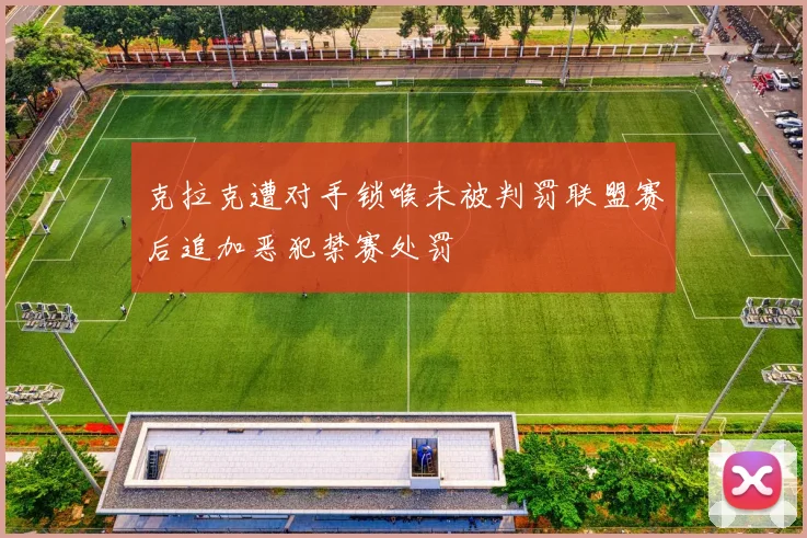 克拉克遭对手锁喉未被判罚联盟赛后追加恶犯禁赛处罚